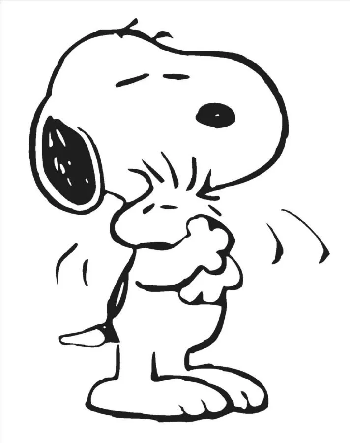 Desenhos de Snoopy Para Colorir 86
