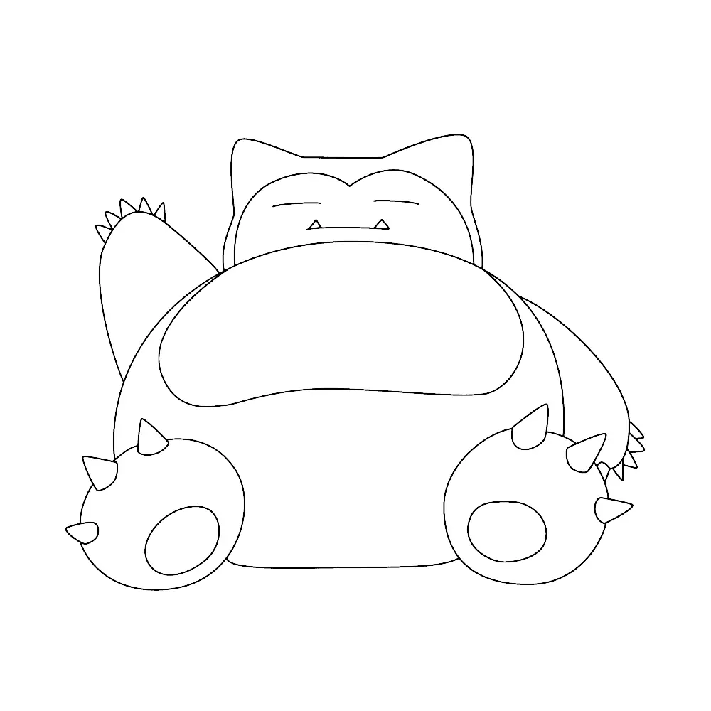 Snorlax Ausmalbilder 8