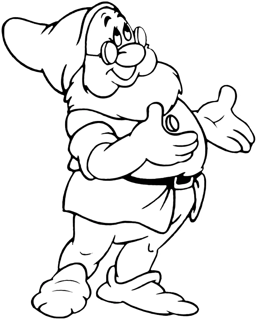 Snow White and the Seven Dwarfs Coloring Pages 19