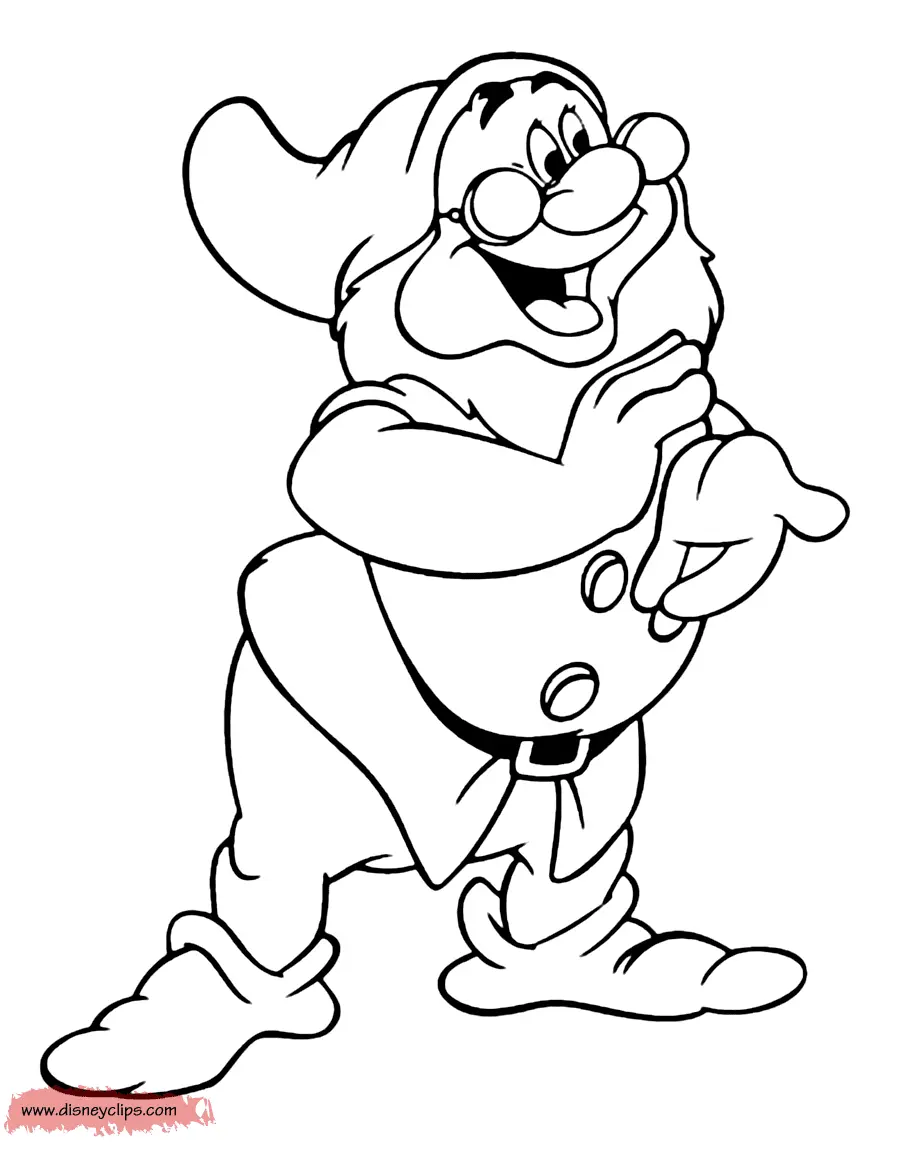 Snow White and the Seven Dwarfs Coloring Pages 20