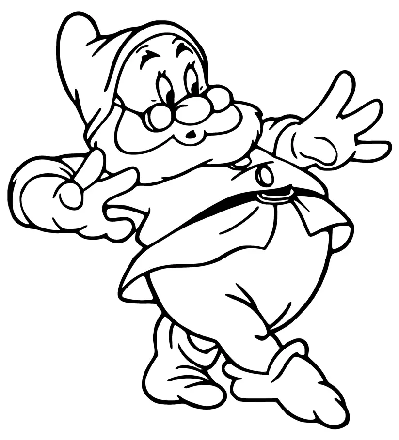 Snow White and the Seven Dwarfs Coloring Pages 23