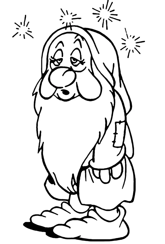 Snow White and the Seven Dwarfs Coloring Pages 25