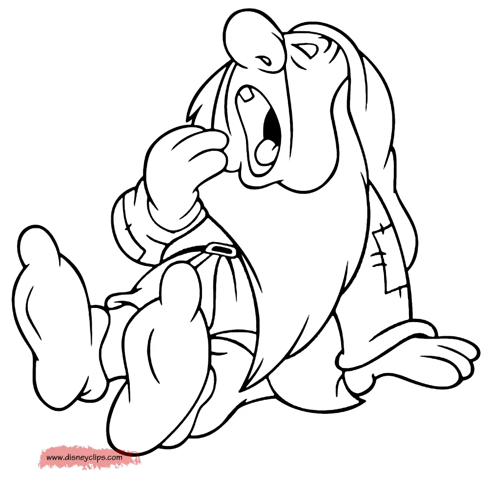Snow White and the Seven Dwarfs Coloring Pages 26