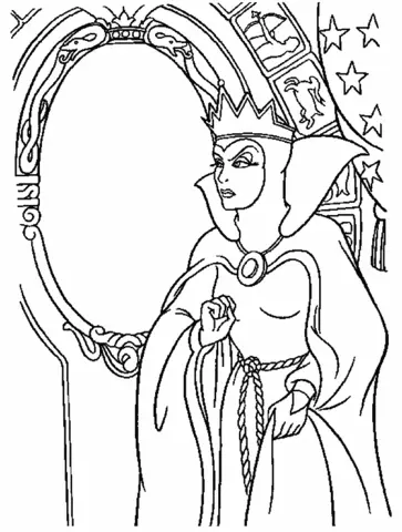 Snow White and the Seven Dwarfs Coloring Pages 3