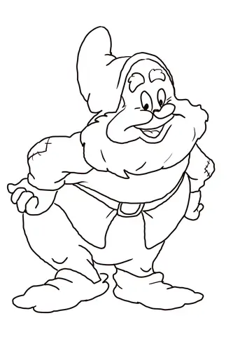 Snow White and the Seven Dwarfs Coloring Pages 31