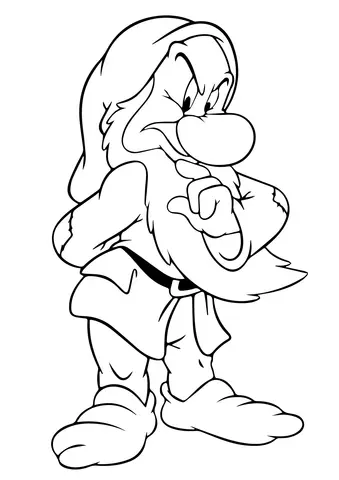 Snow White and the Seven Dwarfs Coloring Pages 32