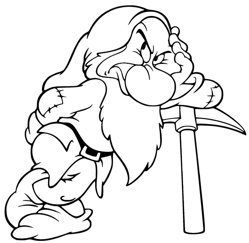 Snow White and the Seven Dwarfs Coloring Pages 34