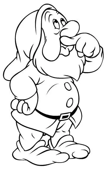 Snow White and the Seven Dwarfs Coloring Pages 36