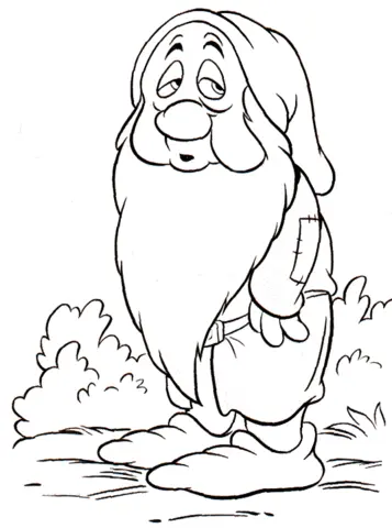 Snow White and the Seven Dwarfs Coloring Pages 38