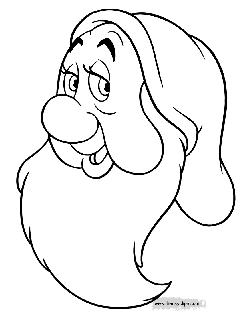 Snow White and the Seven Dwarfs Coloring Pages 9