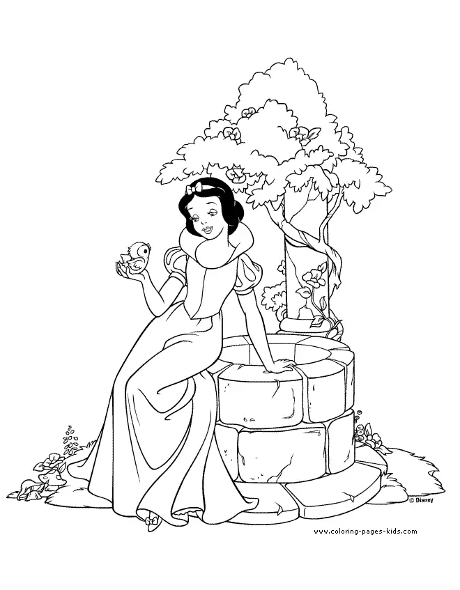 Blancanieves Para Colorear 20