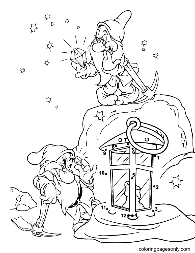 Blancanieves Para Colorear 29
