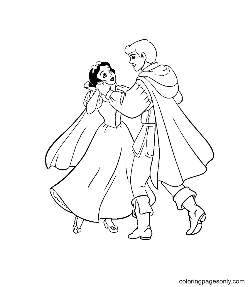 Blancanieves Para Colorear 53