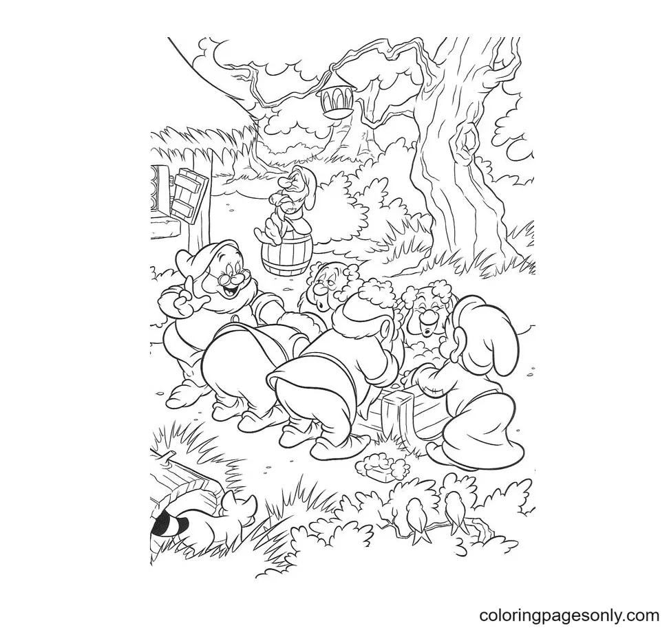 Blancanieves Para Colorear 62