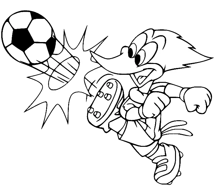 Futebol para colorir 22