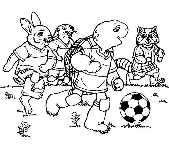 Futebol para colorir 33