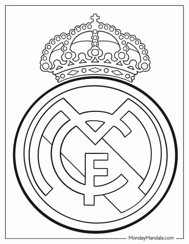 Fußball-Logos Ausmalbilder 43
