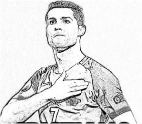 Jugadores De Futbol Para Colorear 1