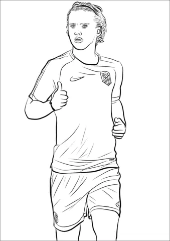 Jugadores De Futbol Para Colorear 119