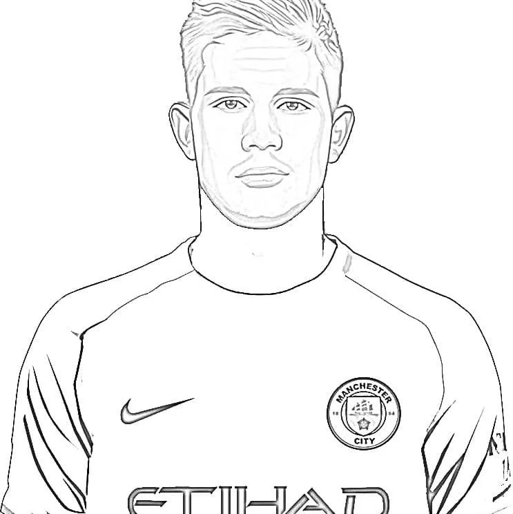 Jugadores De Futbol Para Colorear 225