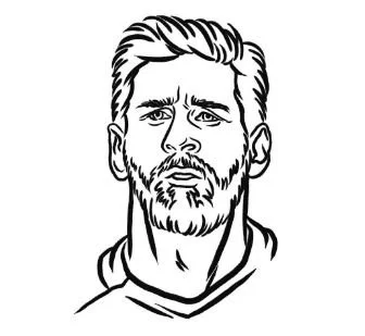 Jugadores De Futbol Para Colorear 24