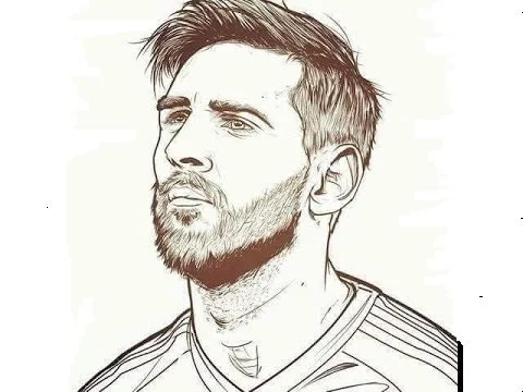 Jugadores De Futbol Para Colorear 36
