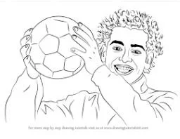 Jugadores De Futbol Para Colorear 45