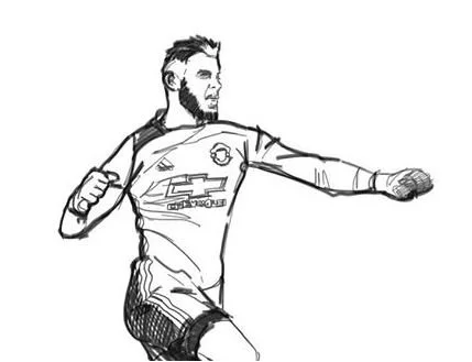 Jugadores De Futbol Para Colorear 54