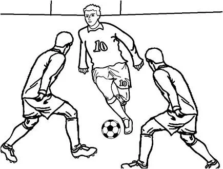 Jugadores De Futbol Para Colorear 65