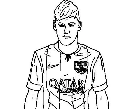 Jugadores De Futbol Para Colorear 86