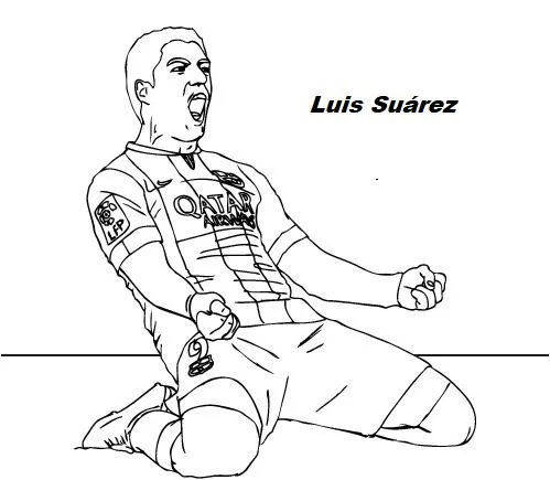Jugadores De Futbol Para Colorear 96