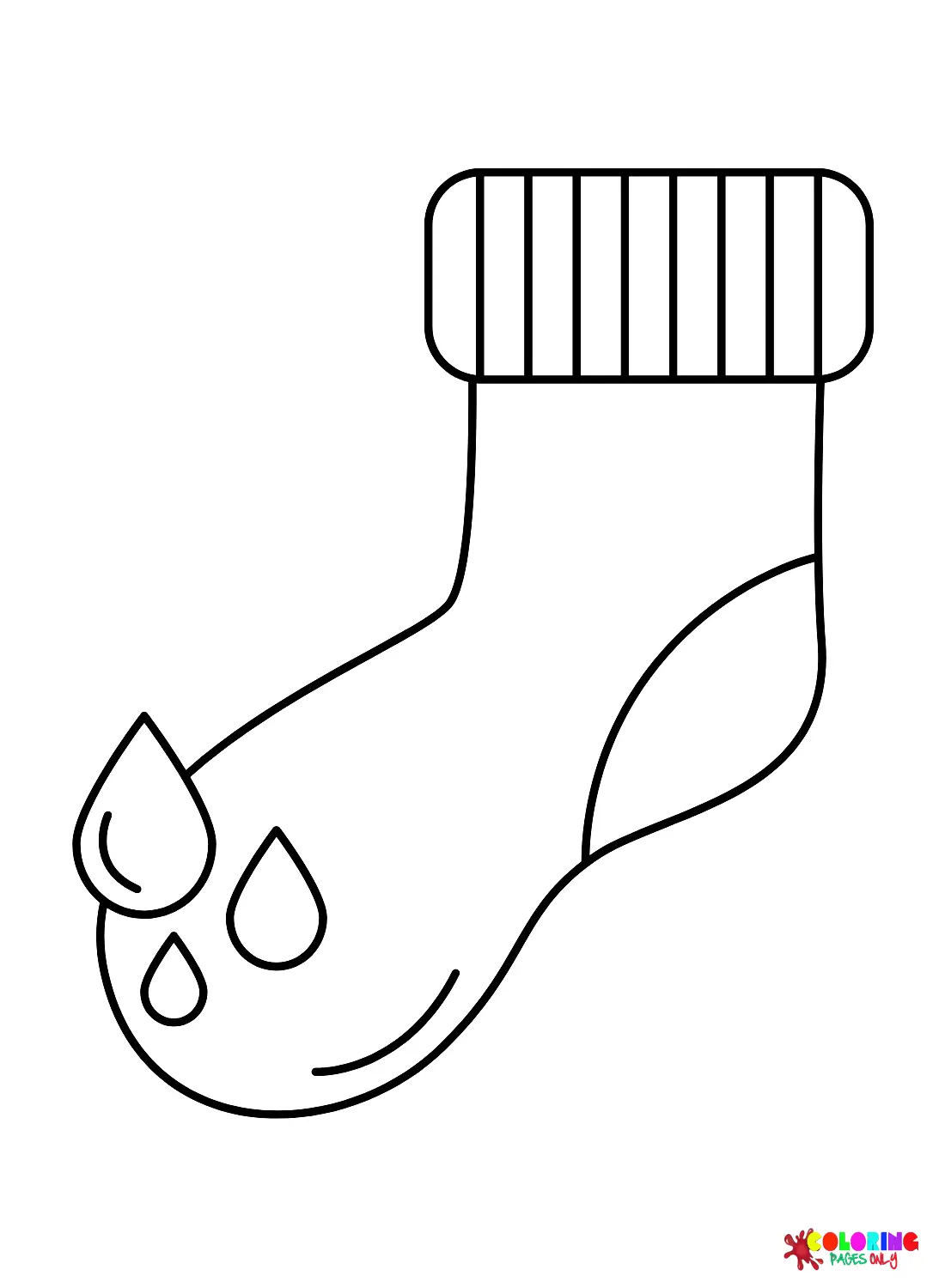 Calcetines Para Colorear 1
