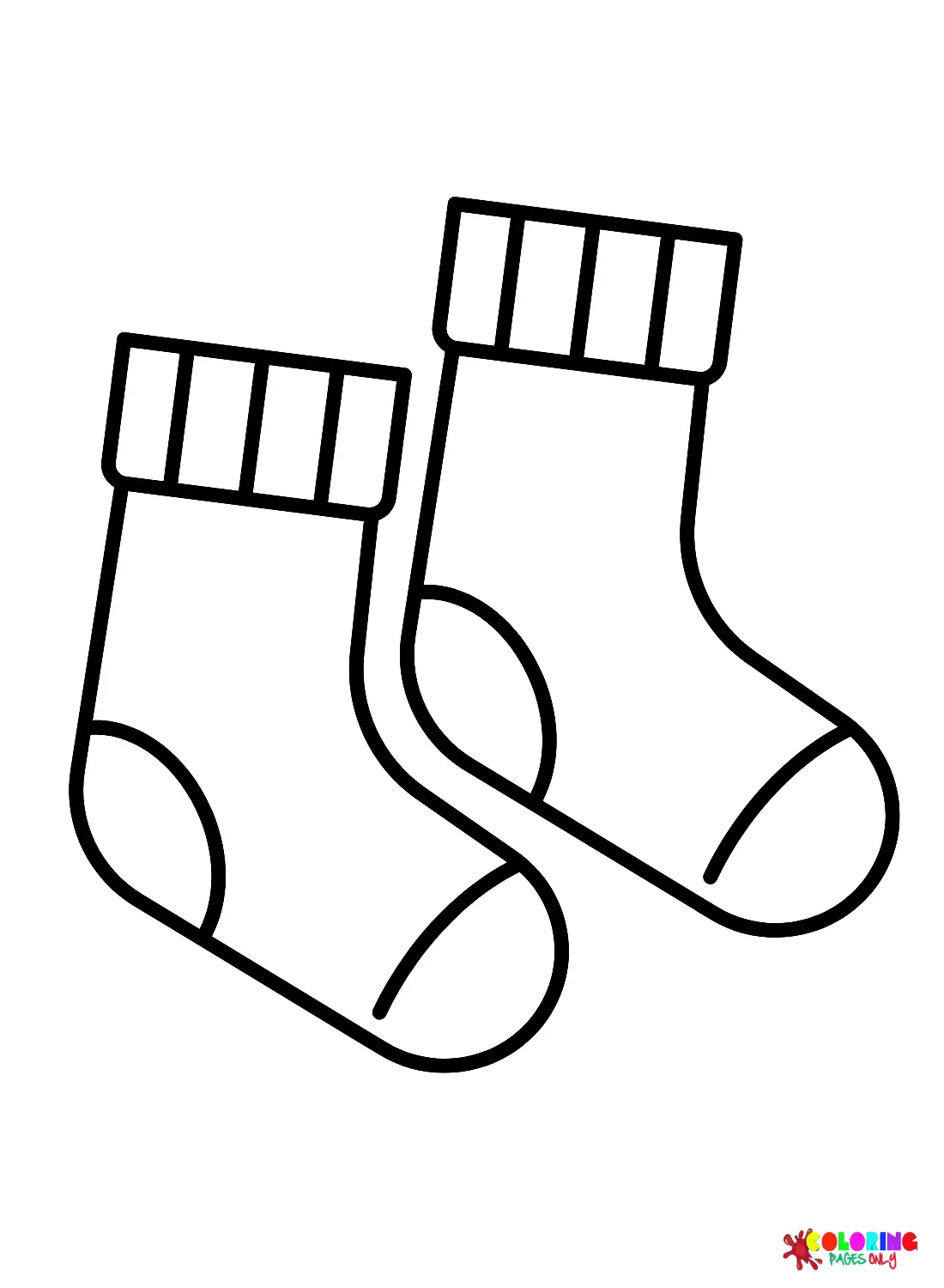 Calcetines Para Colorear 5