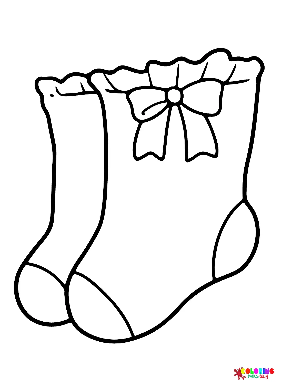 Calcetines Para Colorear 8