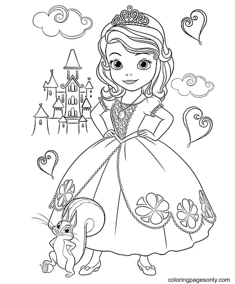Sofia La Primera Para Colorear 23
