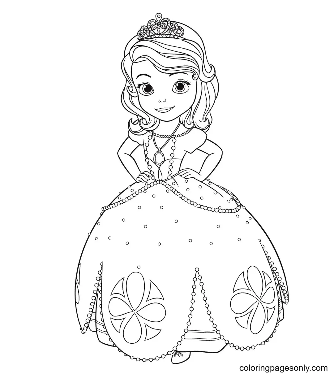 Sofia La Primera Para Colorear 43