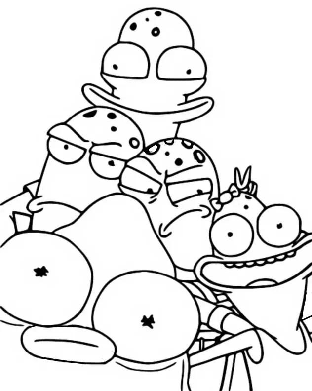 Desenhos de Opostos Solares Para Colorir 8