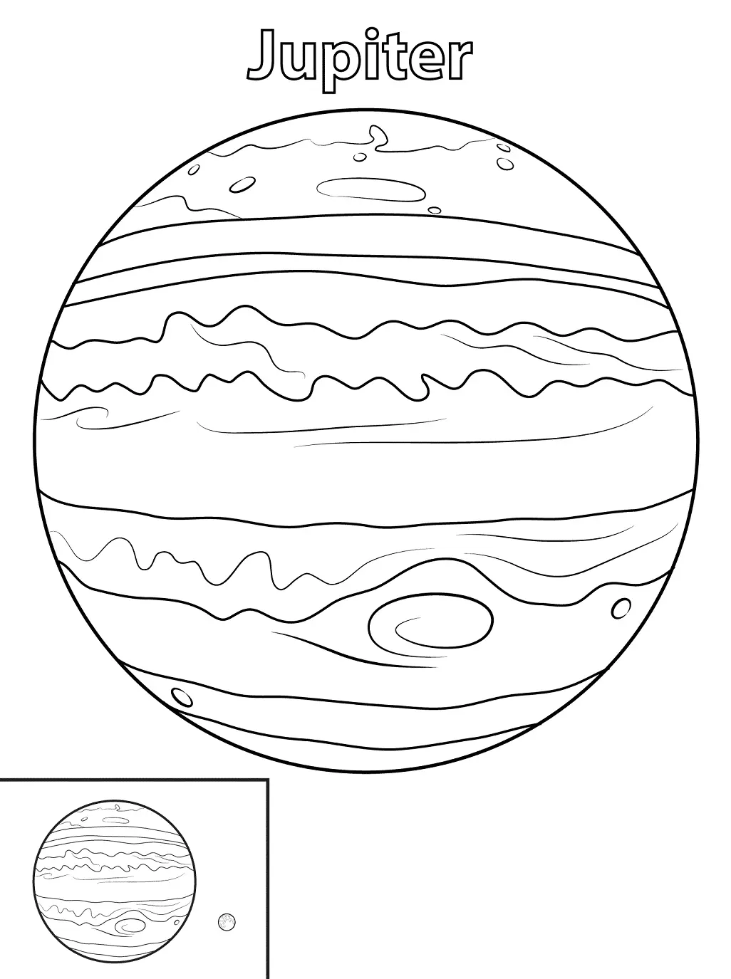 Del Sistema Solar Para Colorear 14