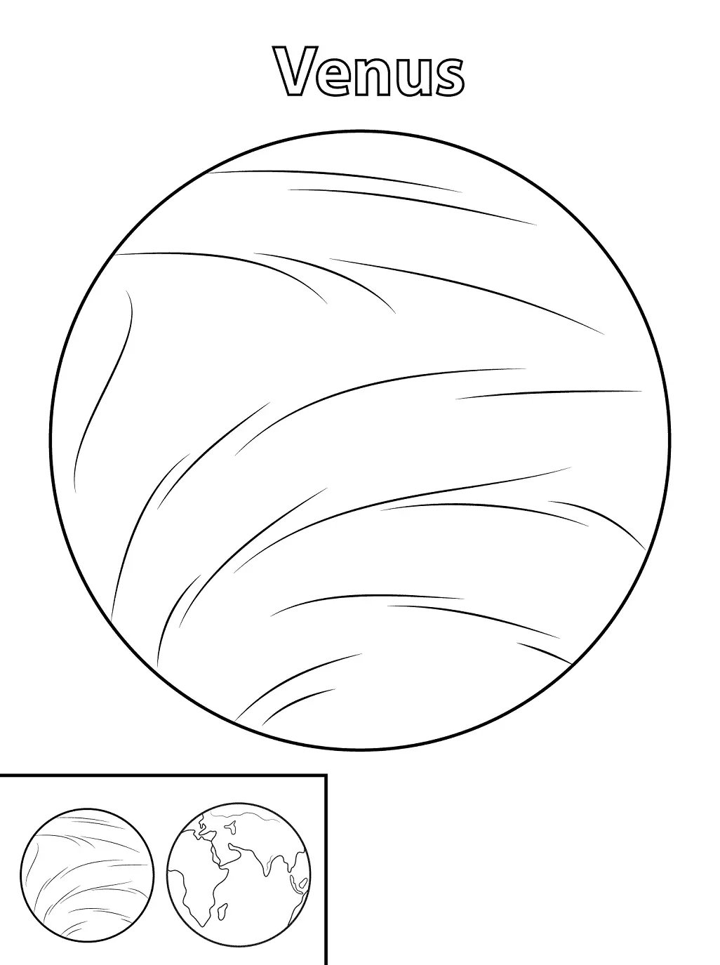 Del Sistema Solar Para Colorear 28