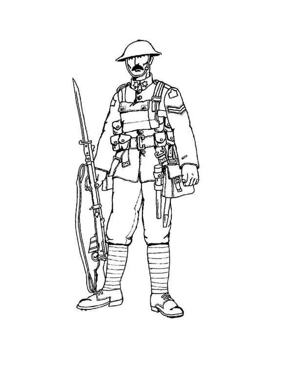 Soldaten Ausmalbilder 15
