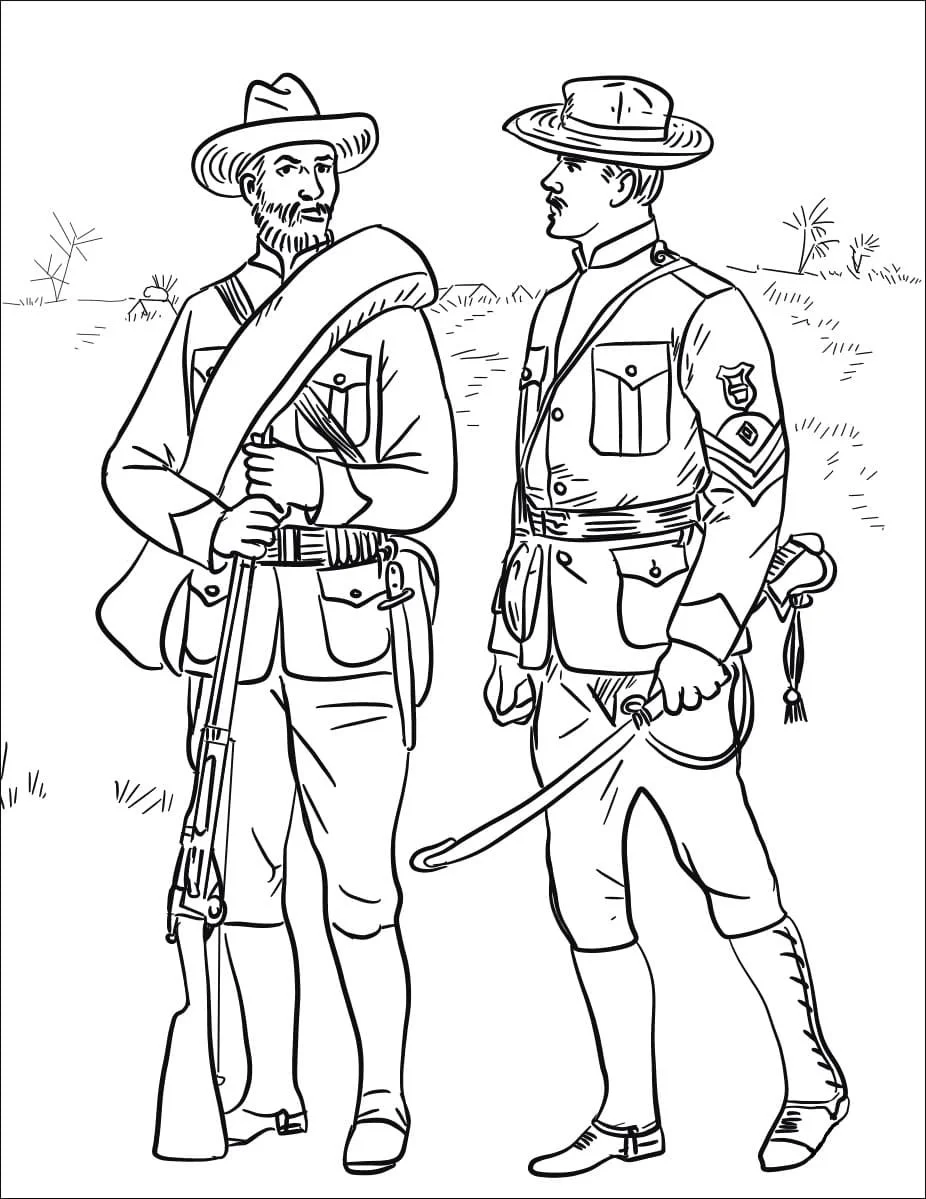 Soldaten Ausmalbilder 17