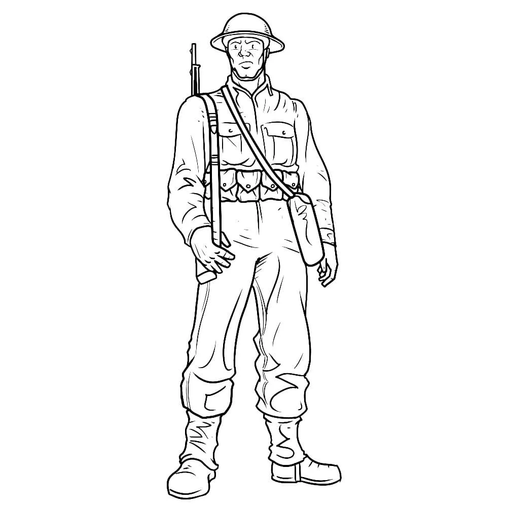 Soldaten Ausmalbilder 26