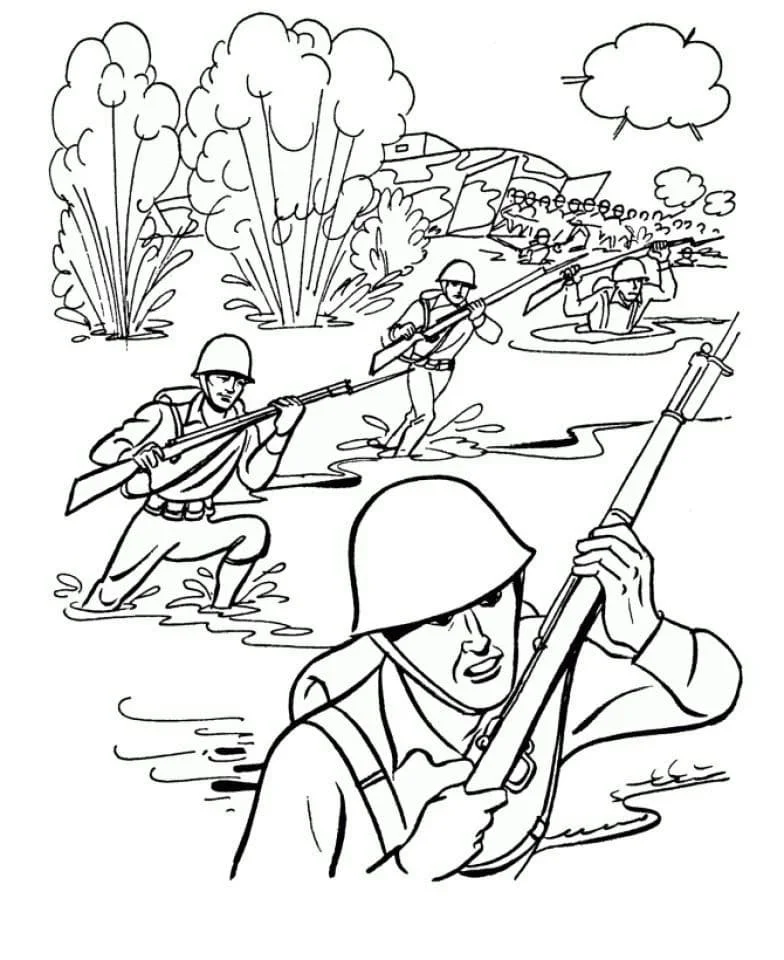 Soldaten Ausmalbilder 68