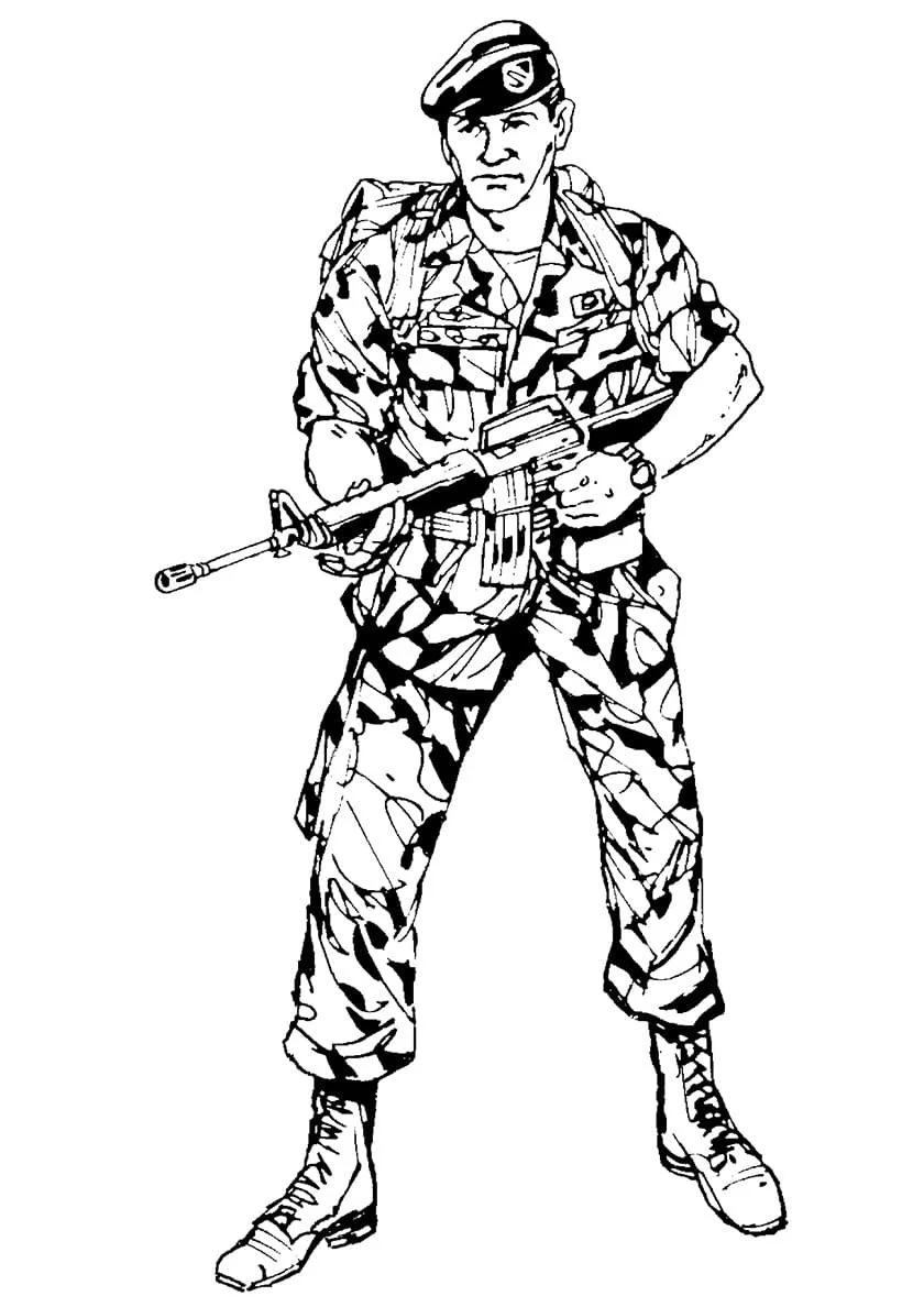 Soldaten Ausmalbilder 8