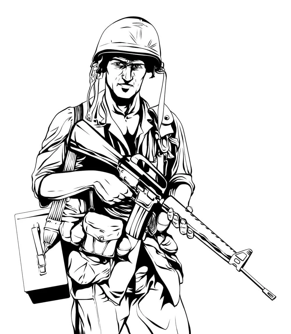 Soldaten Ausmalbilder 9
