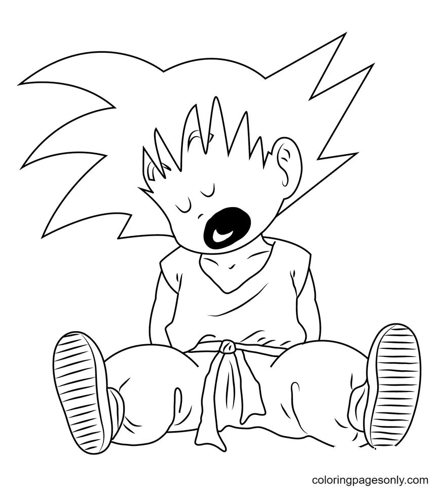 Son Goku Coloring Pages 51