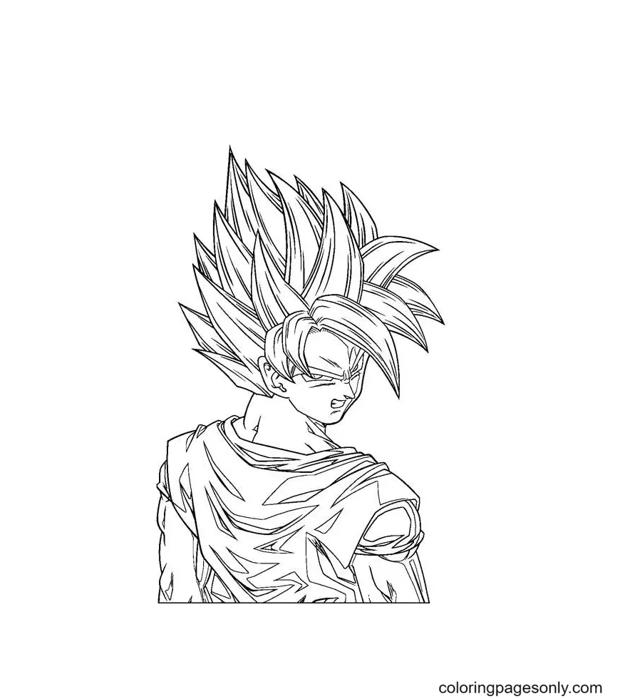 Son Goku Coloring Pages 58