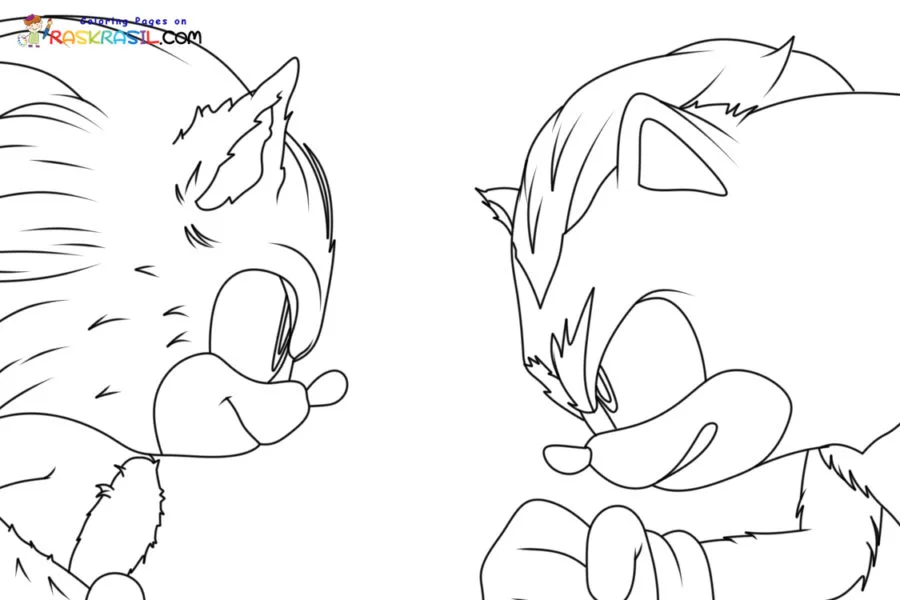 Sonic 3 Para Colorir 10