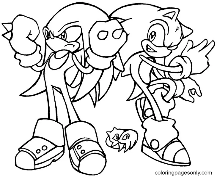 Sonic Coloring Pages 15