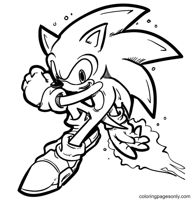 Sonic Coloring Pages 28